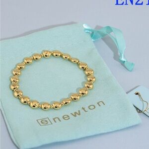 Enewton Gold Flat Round Bead Bracelet